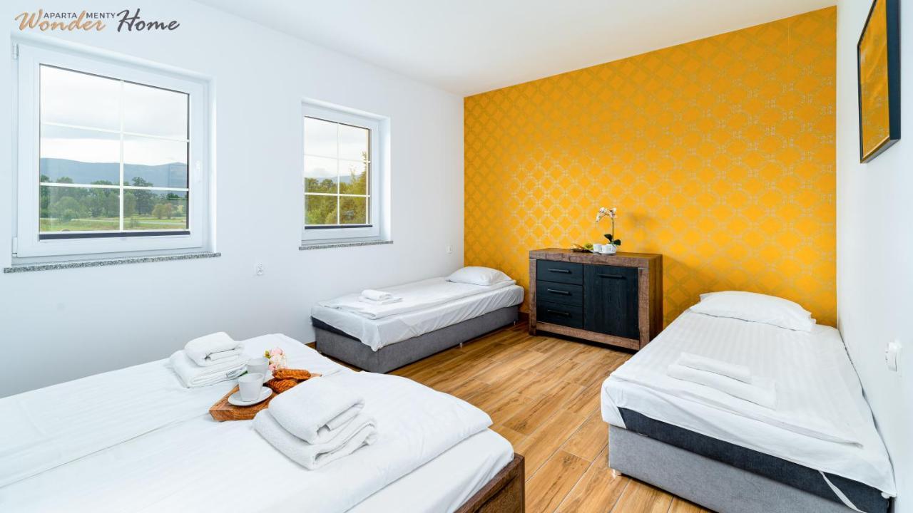 Wonder Home - Apartamenty Halo Karkonosze Z Ogrodem, Sezonowym Basenem, Placem Zabaw I Widokiem Na Sniezke - Zlokalizowane Blisko Karpacza Mysłakowice Εξωτερικό φωτογραφία