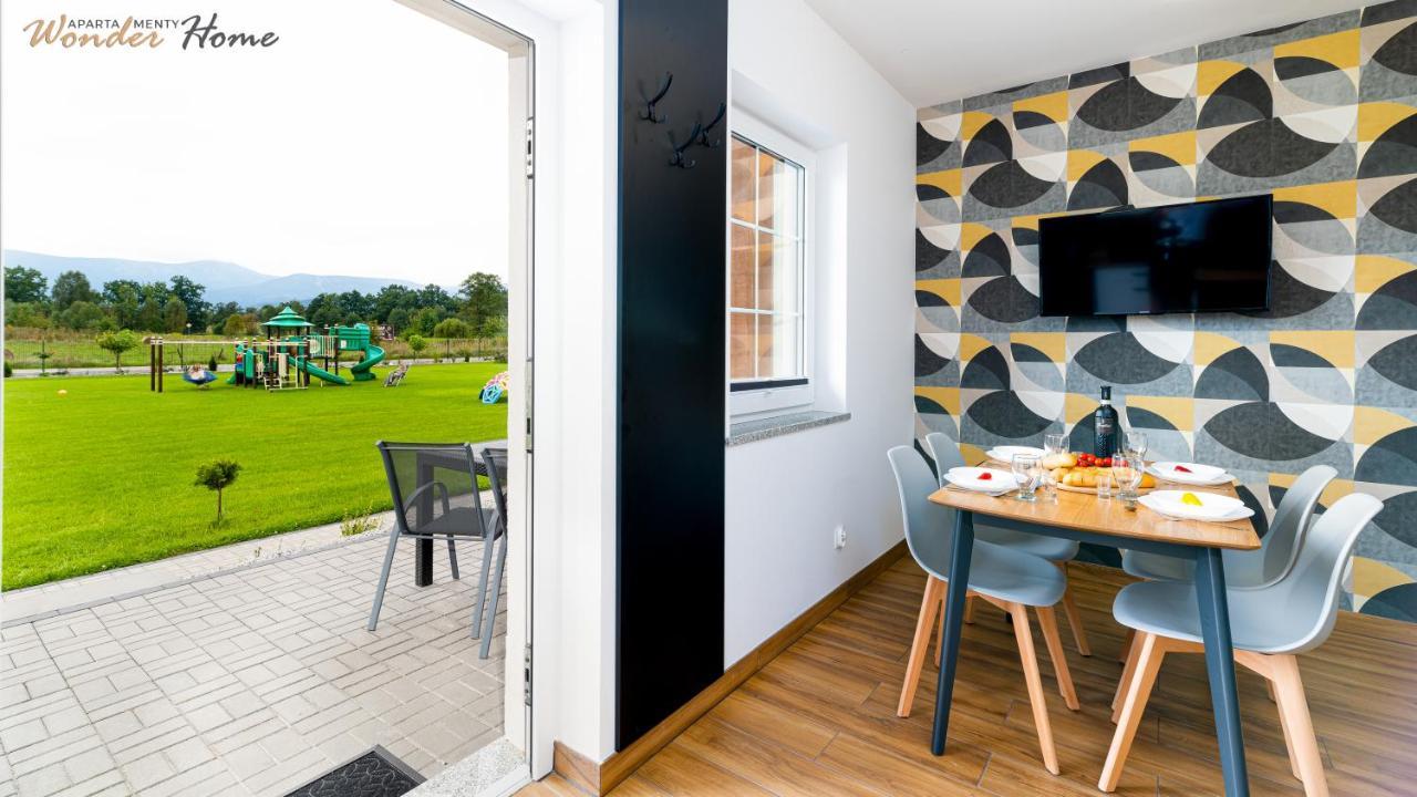 Wonder Home - Apartamenty Halo Karkonosze Z Ogrodem, Sezonowym Basenem, Placem Zabaw I Widokiem Na Sniezke - Zlokalizowane Blisko Karpacza Mysłakowice Εξωτερικό φωτογραφία